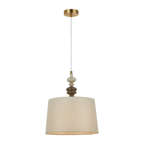 Verifica Lampă suspendată Italux Moren maro caise E27 D34 cm PND-84678B-AB