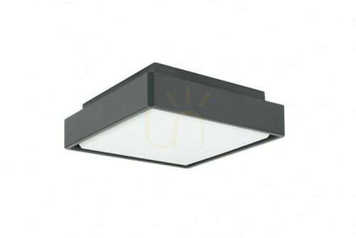 Verifica Plafonieră exterior SU-MA Beni LED 18W antracit 20x20 cm BN-KW200