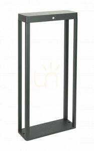 Lampă solară exterior SU-MA Arma Solar LED cu senzor, aluminiu gri, ARS-500SL small 0
