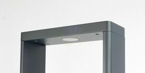 Lampă de perete exterior SU-MA FLS-K100 LED 9W 4000K IP65 gri aluminiu small 1