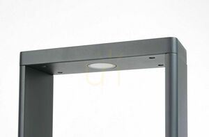 Lampă poștală exterior SU-MA FLS-750 LED 9W 75 cm aluminiu gri închis small 1