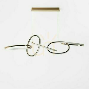 Lampă suspendată Zuma Line EGT MD7361-5A- CHOLET aurie (MD7361-5A-EGT) small 1