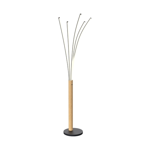 Verifica Lampadar Zuma Line VELDEN ML4767-3BMD neagră-DREWNO