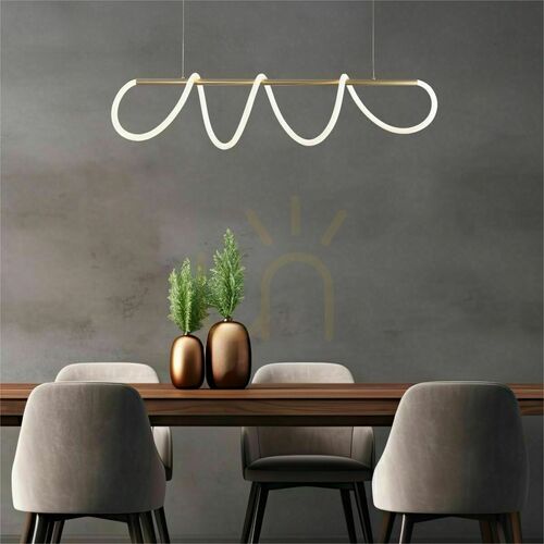 Verifica Lustră suspendată LED Zuma Line BALBO 20006PM-GD aurie 120 cm
