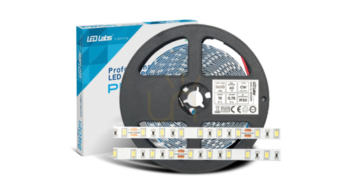 Verifica Bandă cu LED-uri PRO 3Y 24V 60 LED/m 5630 SMD alb cald, 18W, 300 LED-uri, 5 m
