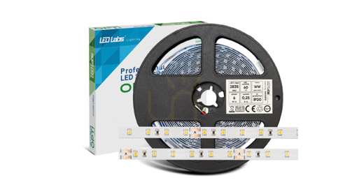 Verifica Bandă cu LED-uri PRO 3YB 24V 2835 SMD alb rece, 6W, 300 LED-uri., 5 m