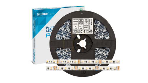 Verifica Bandă cu LED-uri PRO 3Y 5050 SMD RGBNW, 16W, 300 LED-uri, 5 m