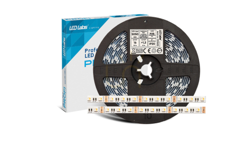 Verifica Bandă PRO 3Y 24V 300 LED 5050 SMD 16W RGBCW, 5 m