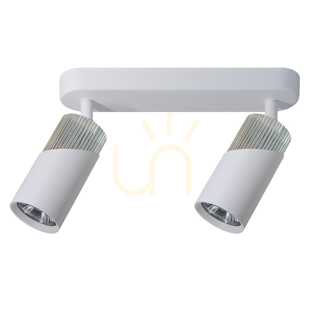 Neo White Chrome Spot 2x Gu10