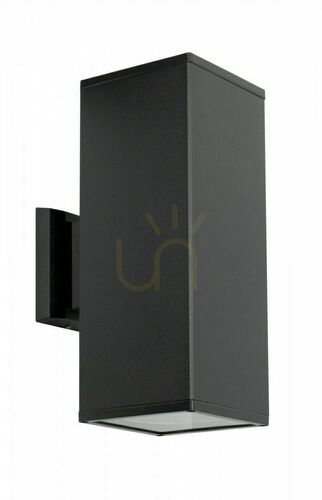 Verifica Aplica exterior SU-MA Adela negru 2xE27 IP54 aluminiu sticla 8001 BL