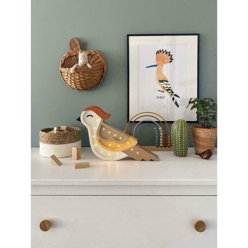 Verifica Lampă de cameră pentru copii galben Bird - handmade