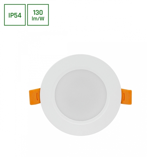 Verifica Dure 3 Downlight 5 Ww 230 V 110st Ip54 Ik06 95x31 Alb Rotund Rotund cu sursă de alimentare integrată