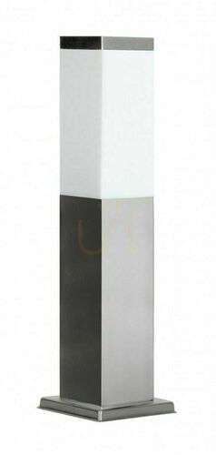 Verifica Lampa poștală exterior SU-MA INOX SQUARE 45 cm argint SS802-450