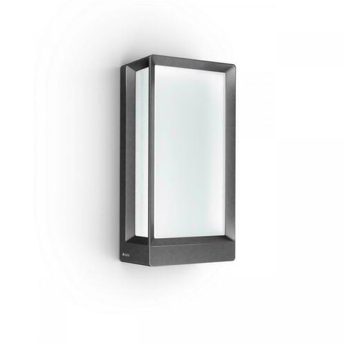 Verifica Corp de iluminat de perete pentru exterior cu senzor de mișcare și de amurg LED L 42 C antracit