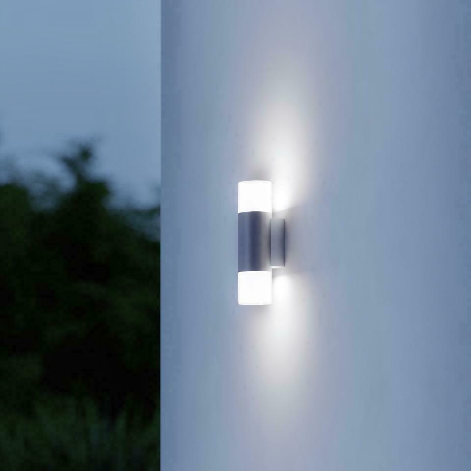 Vedere Corp de iluminat de perete pentru exterior cu senzor de mișcare și crepuscular LED LIGHT L 910 antracit Corp de iluminat de perete pentru exterior cu senzor de mișcare și crepuscular LED LIGHT L 910 antracit