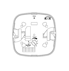 Senzor de prezență și crepuscular HF 360 KNX V3.1 DE small 1