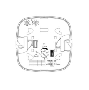 Senzor IR Steinel de prezență și amurg QUATTRO 8m COM1 DE small 1