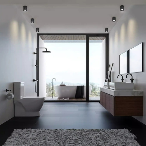 Verifica LUNA IP65 negru baie tub downlight CL0103-BK - YASKR