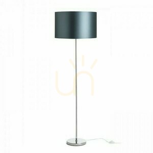 Nyc/Ron 40/25 Lampă de podea Polycotton Alb/Crom 230 V Led E27 11 W. small 2