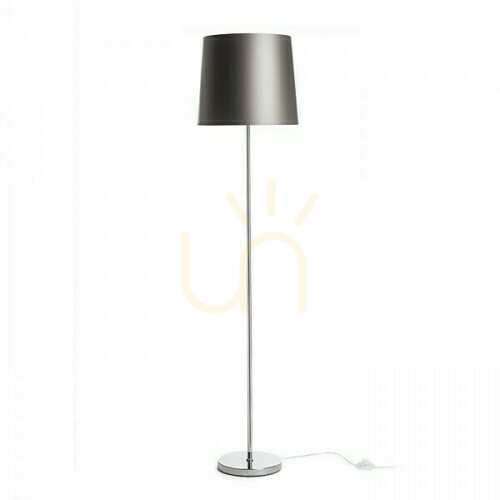 Verifica Nyc/Conny 35 Lampă de podea Monaco Oil/Silver Pvc/Chrom 230 V Led E27 11 W.