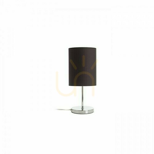 Verifica Lampă de masă Nyc/Ron 15/20 Monaco Oil/Silverrene Pvc/Chrom 230 V Led E27 7 W.