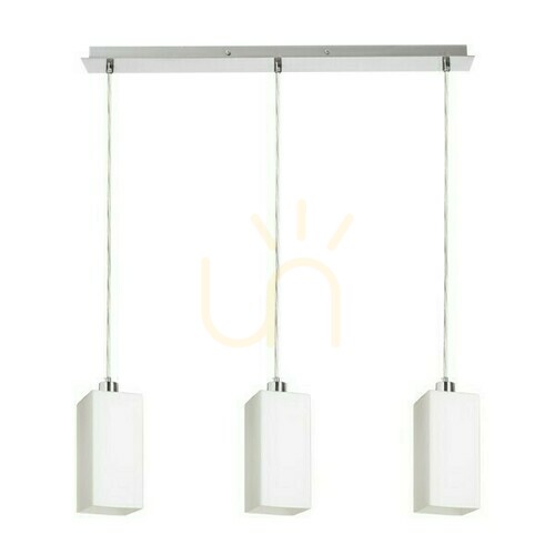 Verifica Liz Iii 60 Opal Glass/Mat Nickel Lampă suspendată 230 V Led E27 3x11 W.