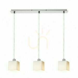 Dados Iii 60 Lampă suspendată Dados Iii 60 Lampă suspendată Opal Glass/Chrome 230 V Led E27 3x11 W. small 1