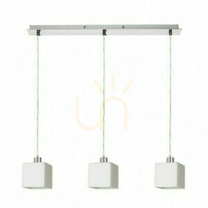 Dados Iii 60 Lampă suspendată Dados Iii 60 Lampă suspendată Opal Glass/Chrome 230 V Led E27 3x11 W. small 0