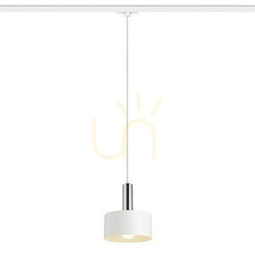Verifica Giulia 20 To 3 Phase Lampă cu pandantiv. Balustrade alb cromat 230 V E27 40 W.