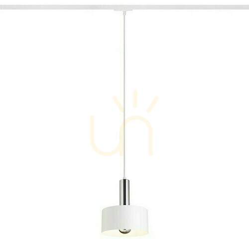 Verifica Giulia 20 la 1 fază Lampă cu pandantiv. Balustrade alb cromat 230 V E27 40 W.