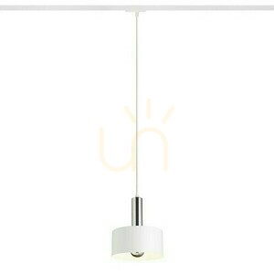 Giulia 20 la 1 fază Lampă cu pandantiv. Balustrade alb cromat 230 V E27 40 W. small 1