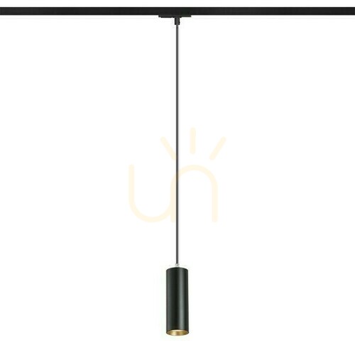 Verifica Mavro Lampă suspendată Mavro pentru 1 fază. Rails Negru/Aur 230 V Led 12 W 38° 3000 K