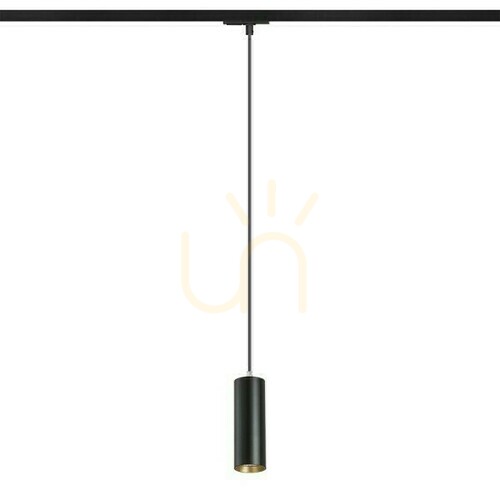 Verifica Mavro Lampă suspendată Mavro pentru 1 fază. Rails Negru/Aur 230 V Led 12 W 38° 3000 K