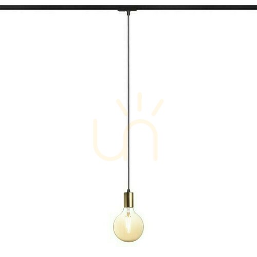 Verifica Lampă suspendată Araq pentru 1 fază. Balustrade Alamă perlată/Negru 230 V E27 42 W.