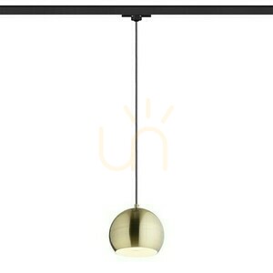 Pendul Rendl Agneta pentru șină trifazată, alamă periată, E27, 11 W, R13976 small 0