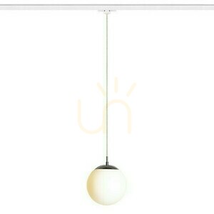 Pendul Rendl LUNA 20 pentru șină trifazată, sticlă opalină/crom, E27 11 W 1 Pendul Rendl LUNA 20 pentru șină trifazată, sticlă opalină/crom, E27 11 W small 1