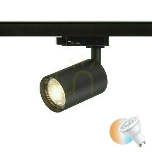 Verifica Dude Spotlight pentru 3 faze. Rails Black 230 V Led Gu10 9 W.