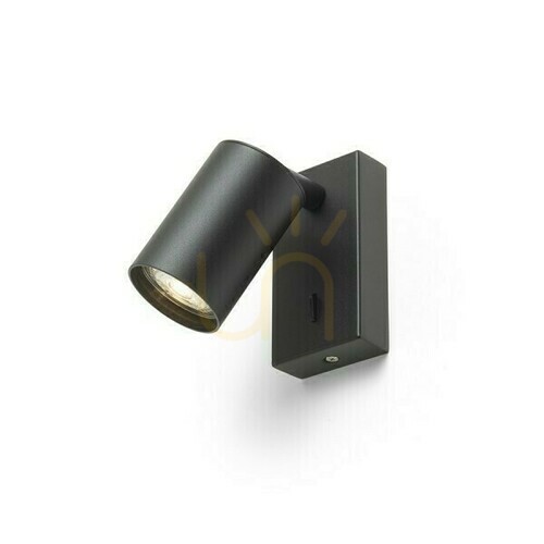 Verifica Lampă de perete Dude de perete negru 230 V Led Gu10 9 W.