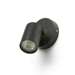 Dude R Lampă montată pe suprafață negru 230 V Led Gu10 9 W. small 2