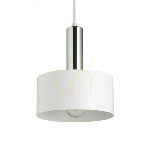 Verifica Giulia 20 Lampă suspendată alb-cromat 230 V E27 40 W.
