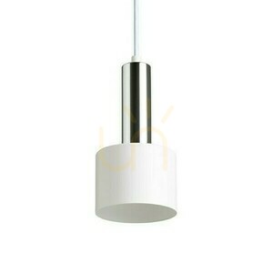 Giulia 12 Lampă cu pandantiv alb-cromat 230 V E27 40 W. small 3