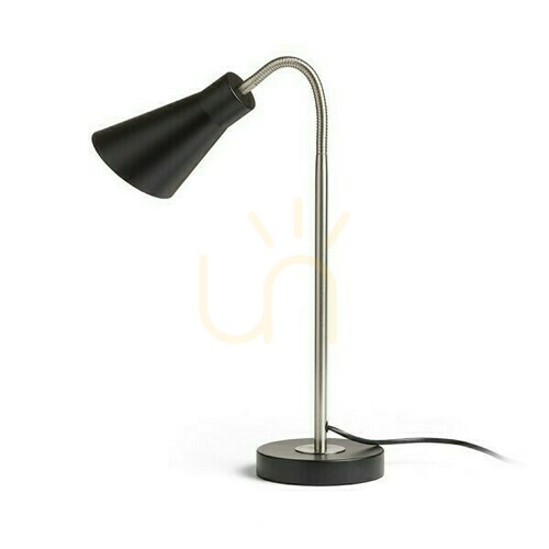 Verifica Lampă de masă Anika Black Matte Nickel Mat 230 V E27 40 W.