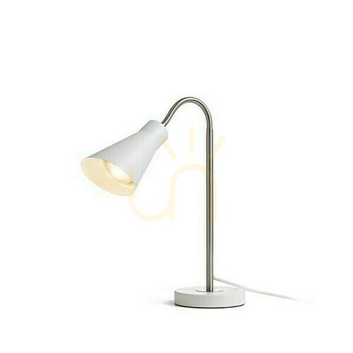 Verifica Lampă de masă Anika White Matte Nickel Mat 230 V E27 40 W.