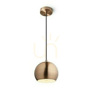 Agneta Lampă suspendată din cupru periat 230 V E27 40 W. small 0