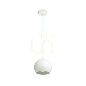 Agneta Lampă suspendată albă 230 V E27 40 W. small 0