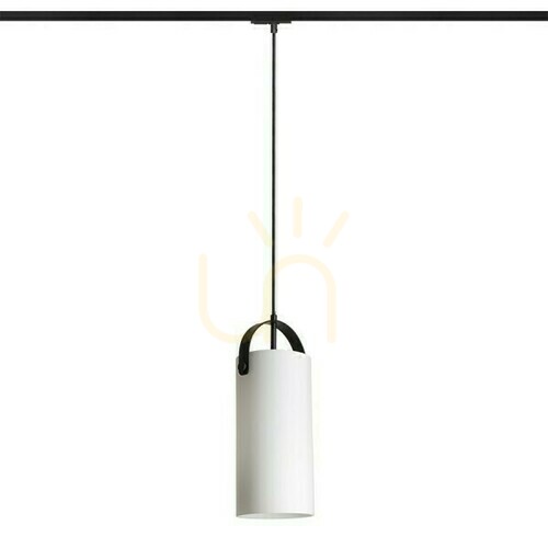 Verifica Lampă cu pandantiv Julietta 31 la 1 fază. Rails Opal Glass/Negru 230 V E27 20 W.