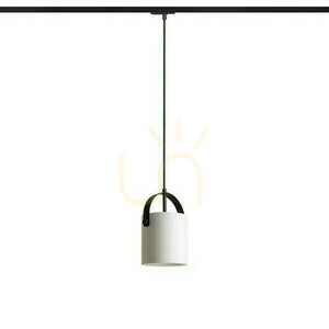 Lampă cu pandantiv Julietta 16 la 1 fază. Rails Opal Glass/Negru 230 V E27 20 W. small 0