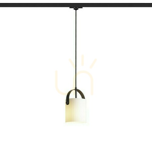 Verifica Lampă cu pandantiv Julietta 16 la 3 faze. Rails Opal Glass/Negru 230 V E27 20 W.
