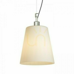 Babu New 22 Lampă suspendată din sticlă opală/crom 230 V E27 53 W. small 3