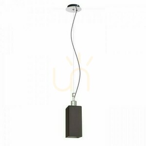 Liz New Lampă cu pandantiv negru cromat 230 V E27 28 W. small 0